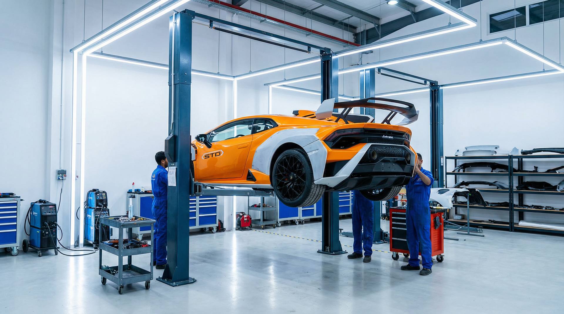 黑料改装视频-宽体套件安装视频教程