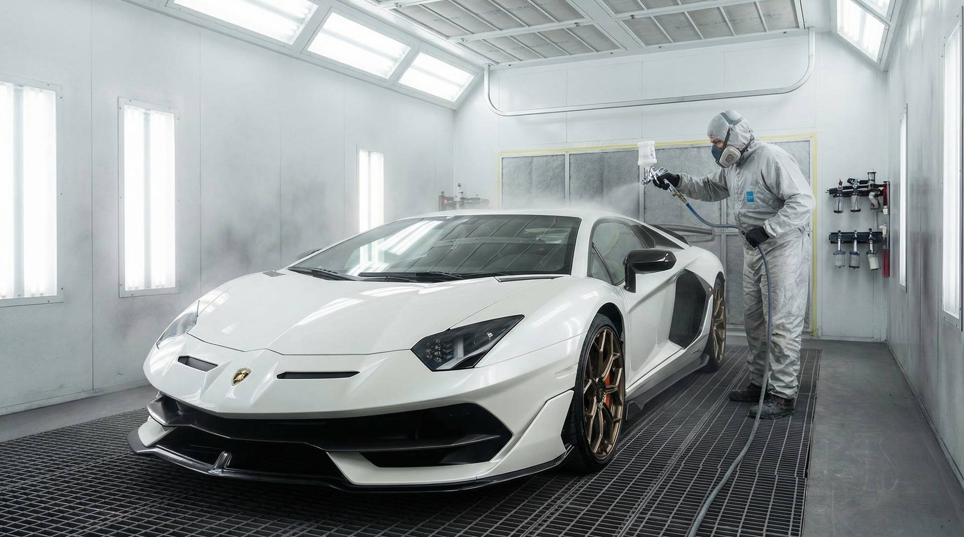 黑料喷漆改装视频教程